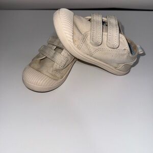 Cat & Jack Cream Canvas Velcro Sneakers for Kids